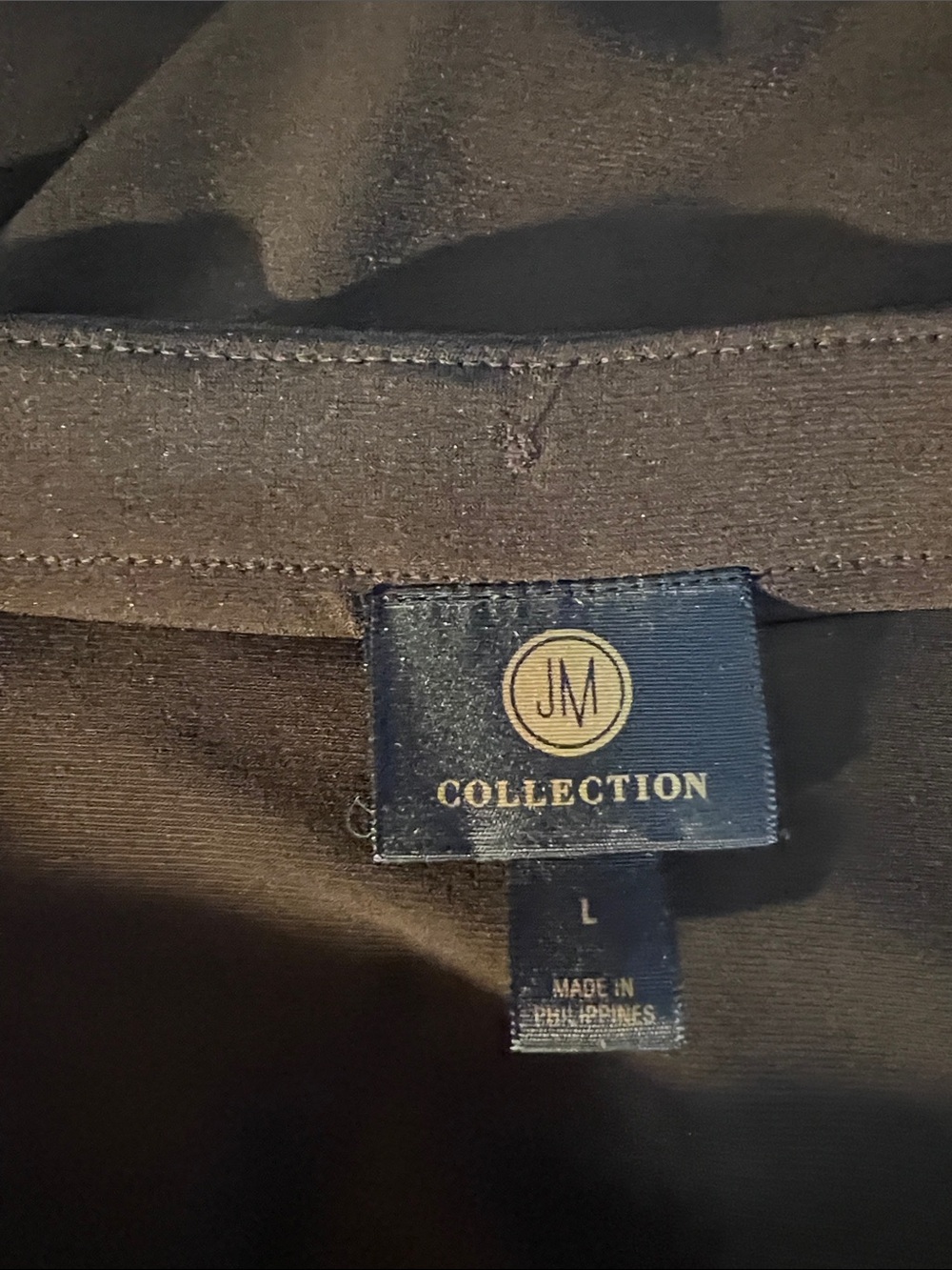 JM Collection Brown A-Line Midi Skirt - Picture 2 of 6